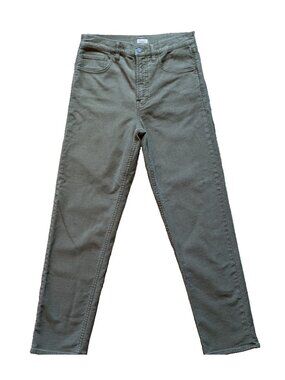 Faherty Pants Women's Size 28, Stretch Terry 5-Pocket Pants Military Olive Green